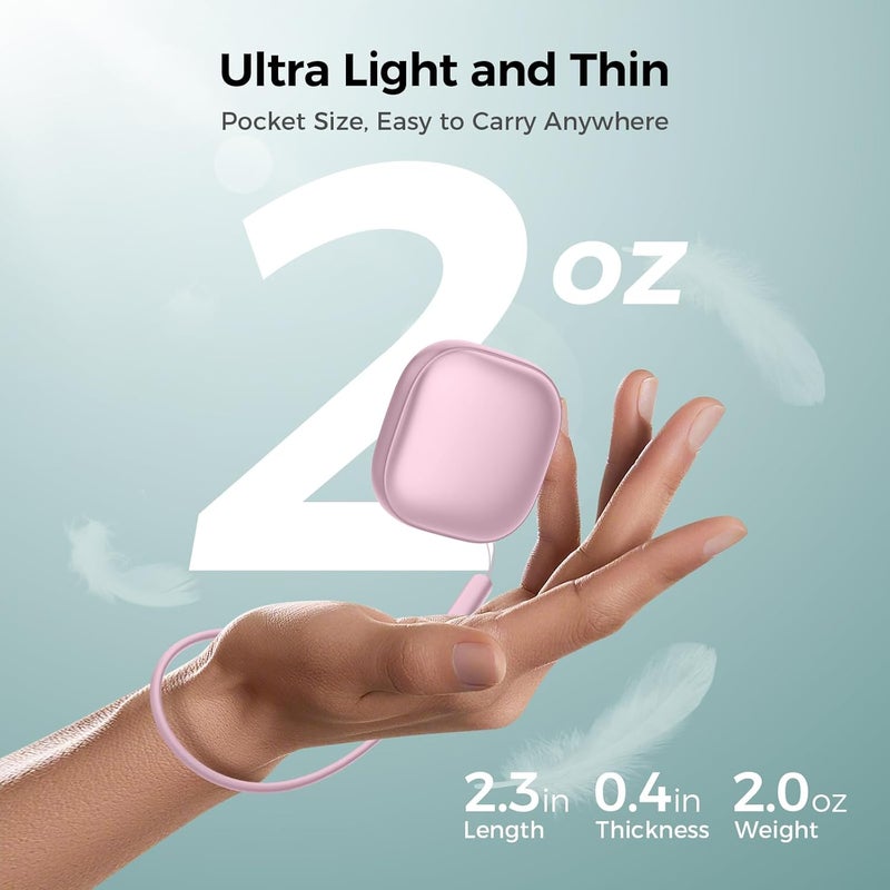 Okayice Pocket Size Hand Warmers Rechargeable 2 Pack, AI Smart Chips 3 Levels Heating Ultrathin Electric Handwarmers with 4000mAh, Portable Electric Hand Warmer, Hunting Camping Hiking Men Womens Gifts - Image 3